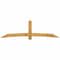 Ekena Millwork Bellingham Timber Gable Bracket, Western Red Cedar, 108"W x 31 1/2"H x 2"D x 6"F, 7/12 Pitch GBW108X31X0206BEL00RWR - alternate 1